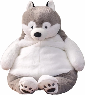 Husky Weighted Stuffed Animals, 17" 3.5 lbs Weighted Husky Dog Plush Toy Large Weighted Plush Animal Pillow Gifts for Boys and Girls