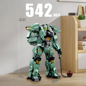 IBLOTIME Mech Robot Building Set 542 Pieces, Transforming Action Figure Model for Boys Age 12-14, Easy-to-Assemble STEM Toy, Creative Robot Mech Model for Kids, Fun Educational Gift