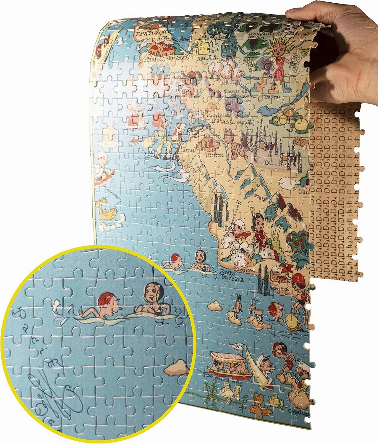 Idaho Wooden Map Jigsaw Puzzle Toys for Adults USA of State Map Decorate Puzzle Games 500 Piece