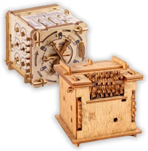 iDventure Cluebox - Cambridge Labyrinth and Schroedingers Cat - Escape Room Game - Puzzle Box - Brain Teaser - 3D Wooden Puzzle