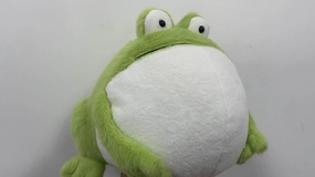 IKASA Frog Stuffed Animals Plush Toys,11.5" Cute Plushie Soft Cuddly Plushy Fluffy Toy, Gifts for Family Boys Kids Girls Children