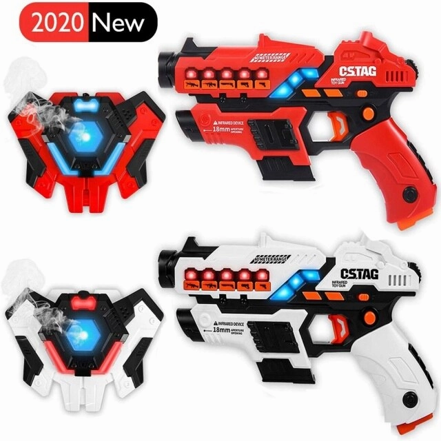 Infrared laser tag toy gun set