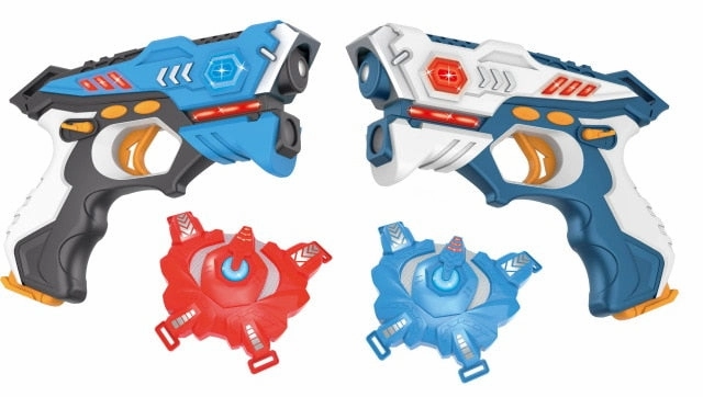 Infrared laser tag toy gun set