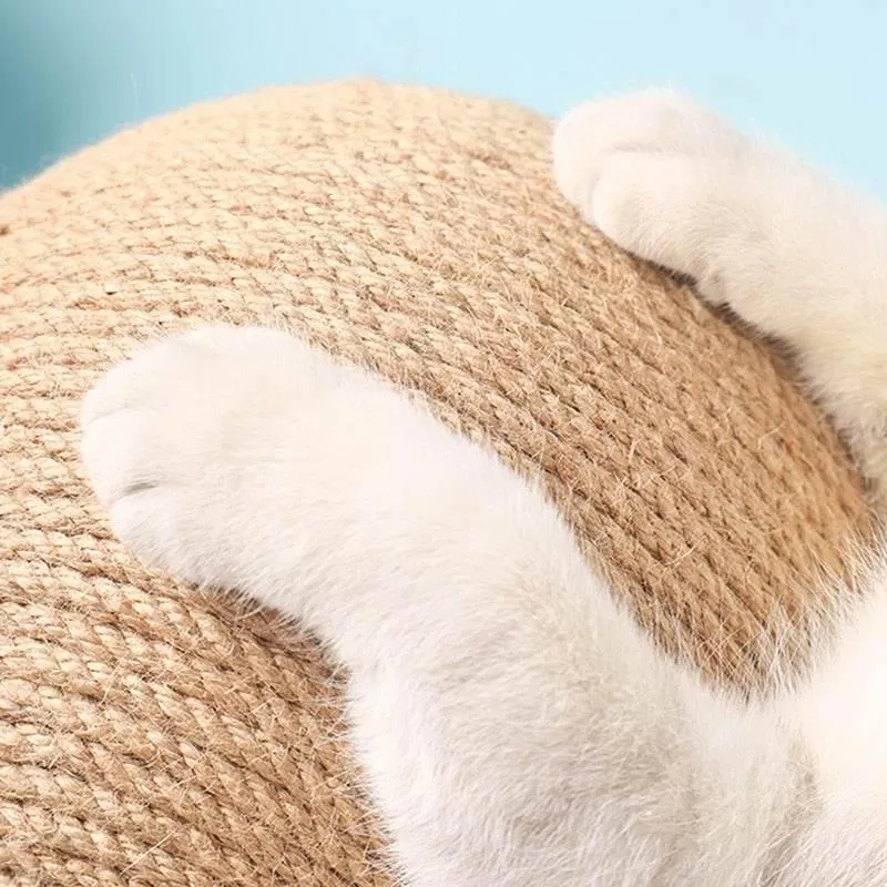 Interactive Cat Scratcher Ball - Fun Cat Toy for Scratching and Play