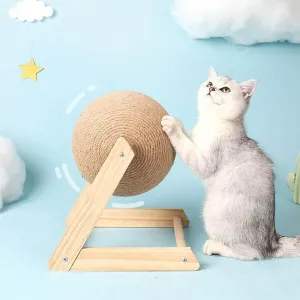 Interactive Cat Scratcher Ball - Fun Cat Toy for Scratching and Play