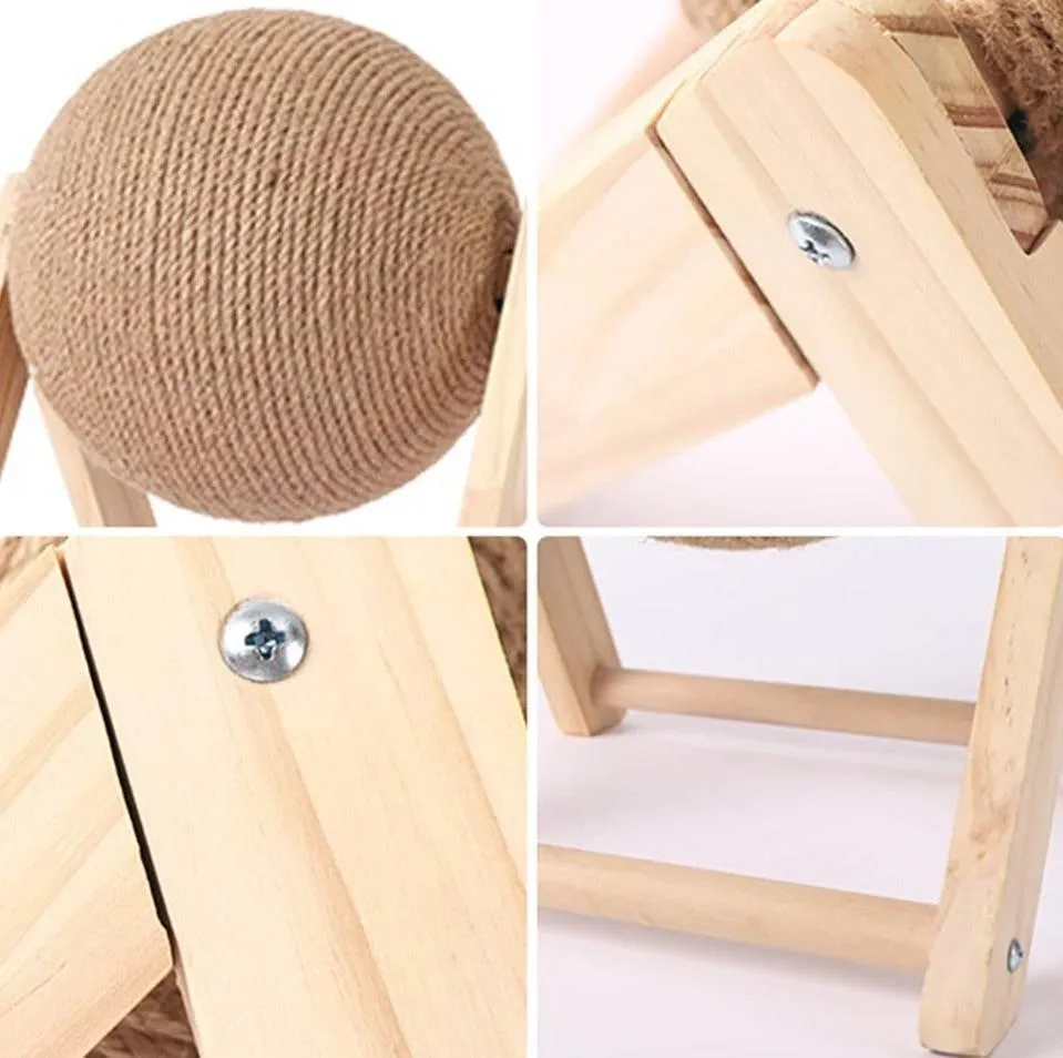 Interactive Cat Scratcher Ball - Fun Cat Toy for Scratching and Play