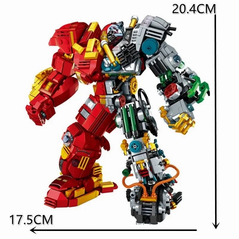 Iron Hero Avengers MK44 Hulkbuster Bricks Toy 1203pcs