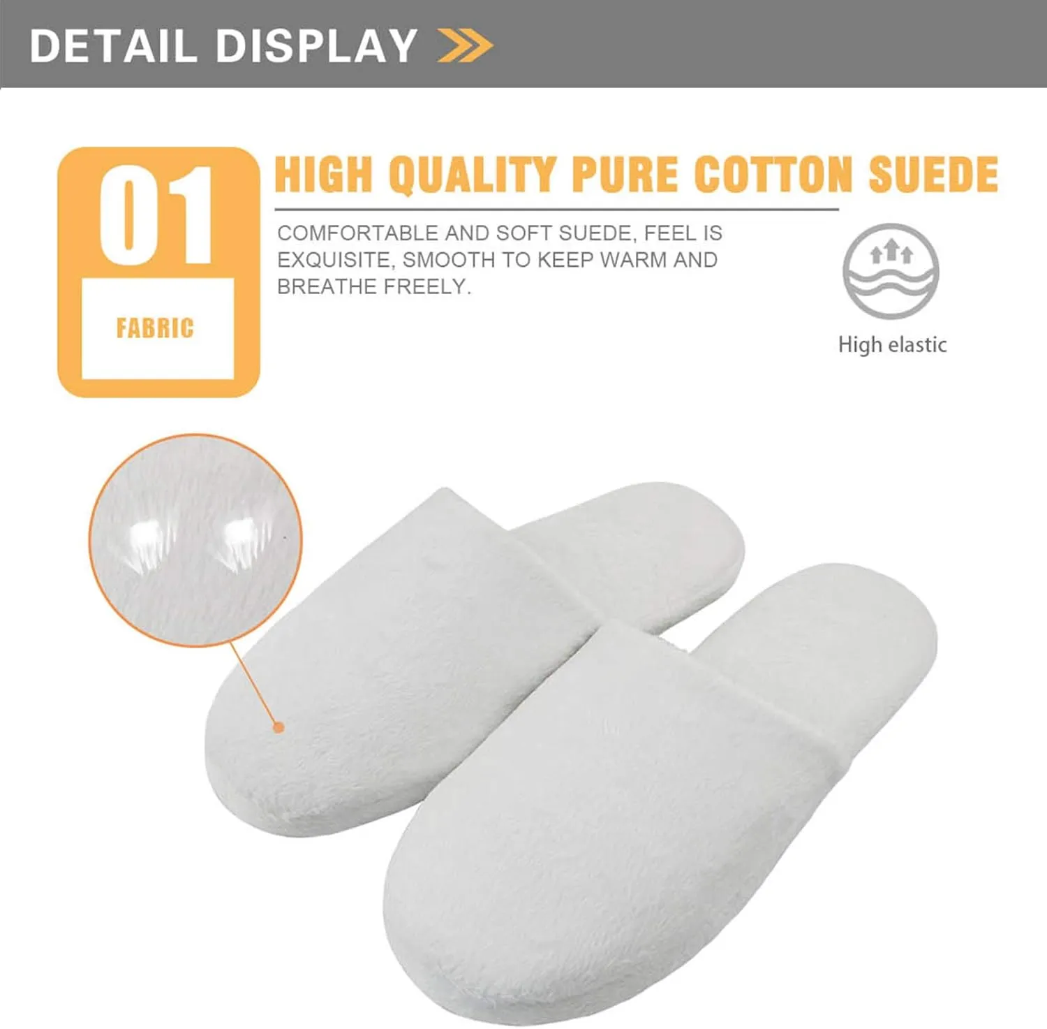 Jeiento Slippers Fluffy Warm Home Non-Slip Slides Cute Soft Plush House Shoes For Men