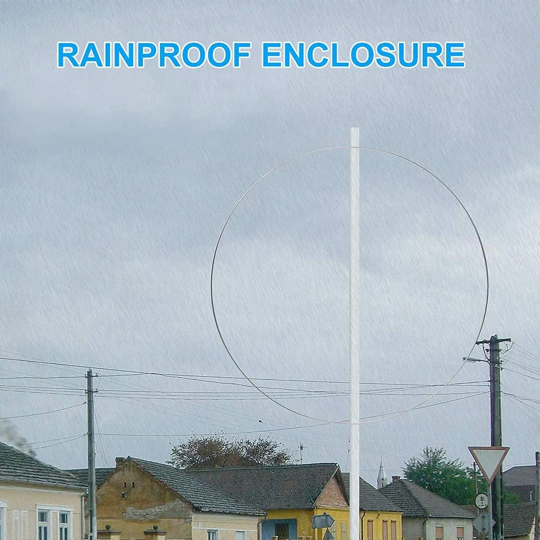 K-180WLA Active Loop Broadband Receiving Antenna 100kHz-180MHz 20dBi SDR Radio Antenna Loop Small Loop Short Wave Antenna