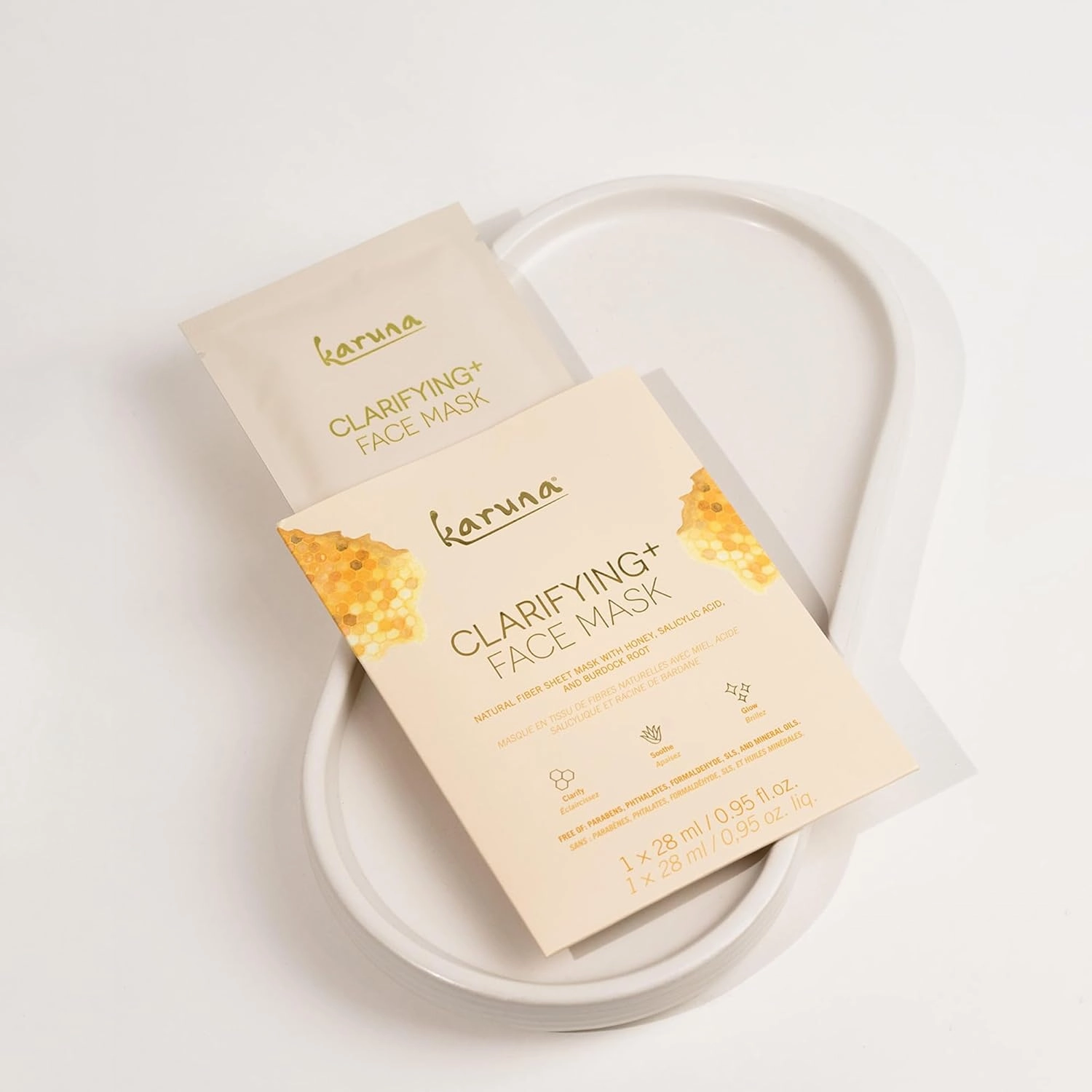 Karuna Skin - Age-Defying and Clarifying  Variety Sheet Mask Set, Moisturizing & Hydrating, Collagen Promotion Properties, Face Mask Set, 5 Pack