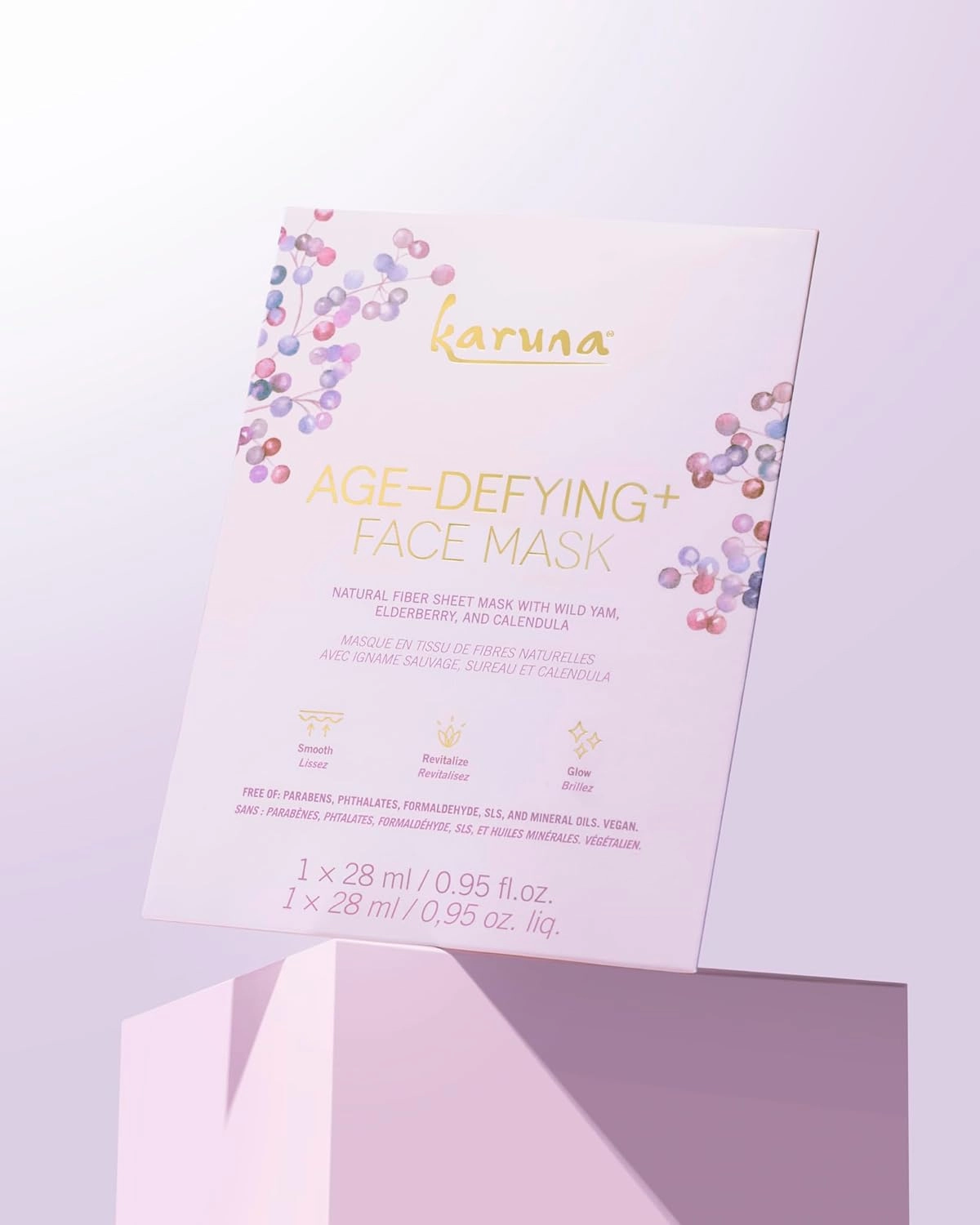 Karuna Skin - Age-Defying and Clarifying  Variety Sheet Mask Set, Moisturizing & Hydrating, Collagen Promotion Properties, Face Mask Set, 5 Pack