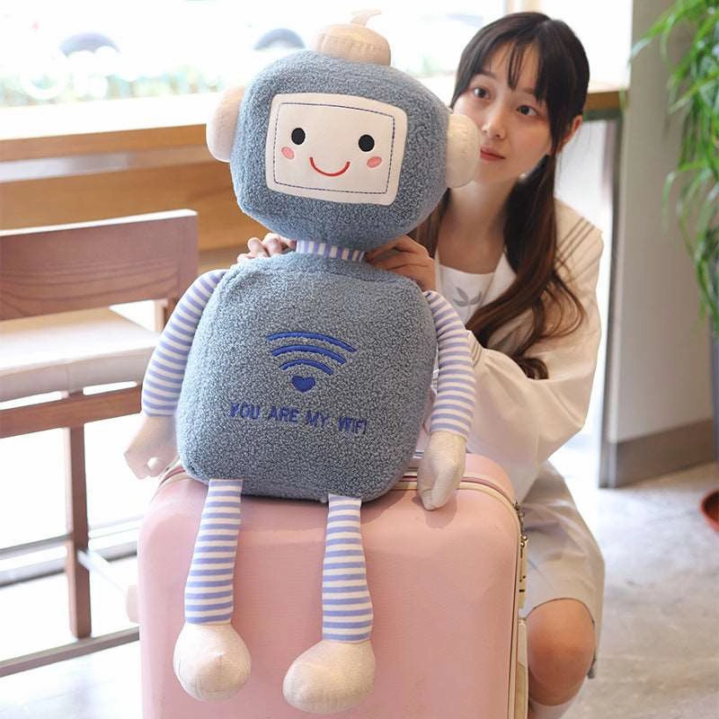 Kawaii Smiling Robot Plushies