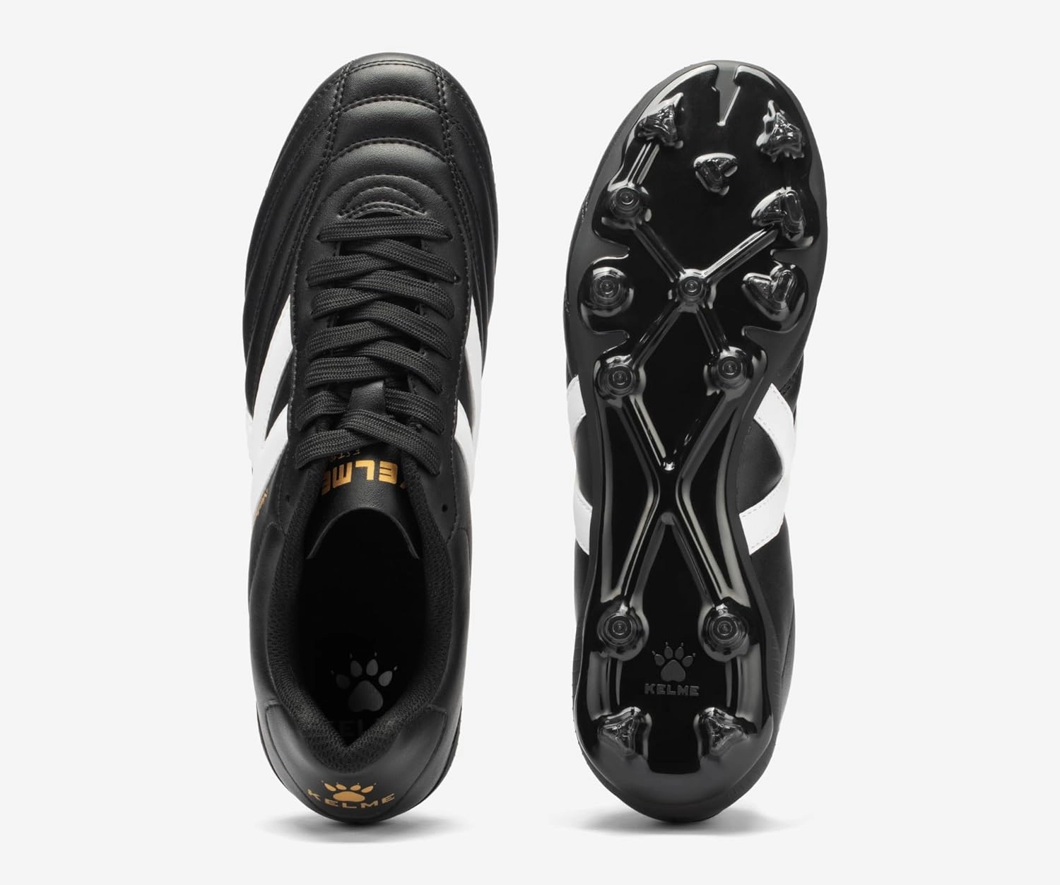 KELME Nebula Men's Soccer Cleats, Firm/Artificial Ground Shoes, for Outdoor Football Rugby Baseball