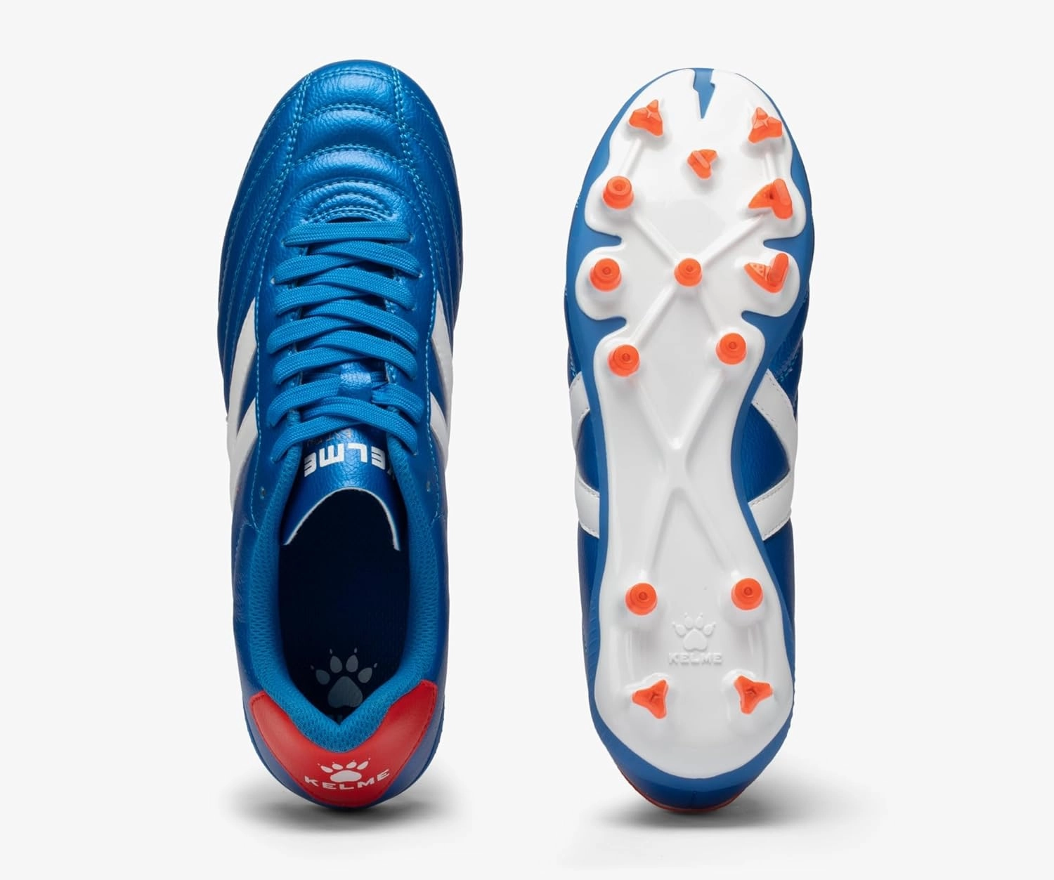KELME Nebula Men's Soccer Cleats, Firm/Artificial Ground Shoes, for Outdoor Football Rugby Baseball