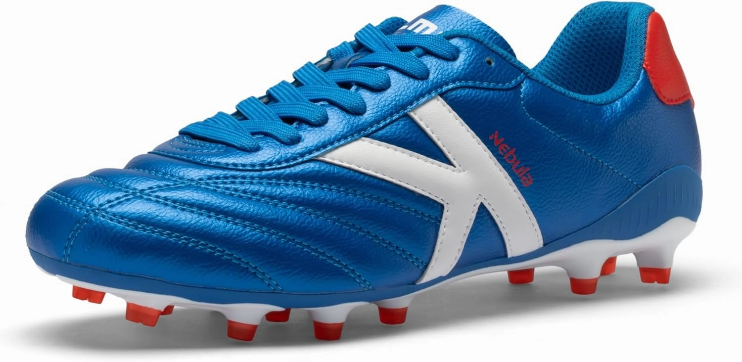 KELME Nebula Men's Soccer Cleats, Firm/Artificial Ground Shoes, for Outdoor Football Rugby Baseball