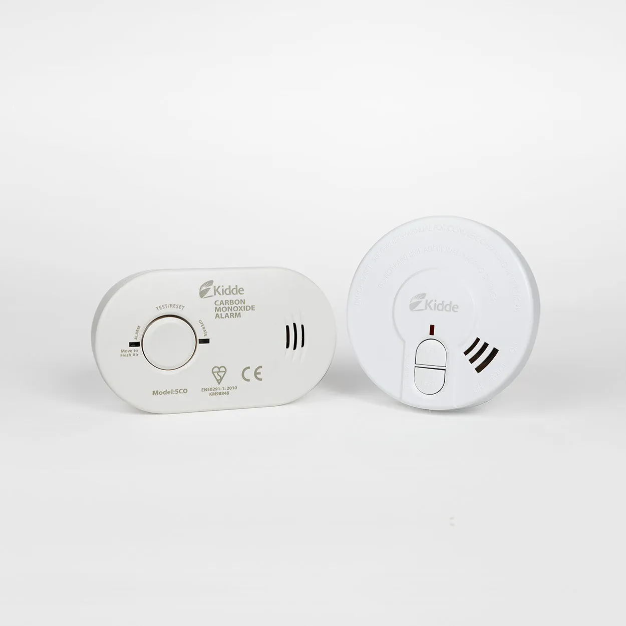 Kidde KCOSAC Battery Powered 29HD Smoke & K5CO Carbon Monoxide Alarms (Boxed)