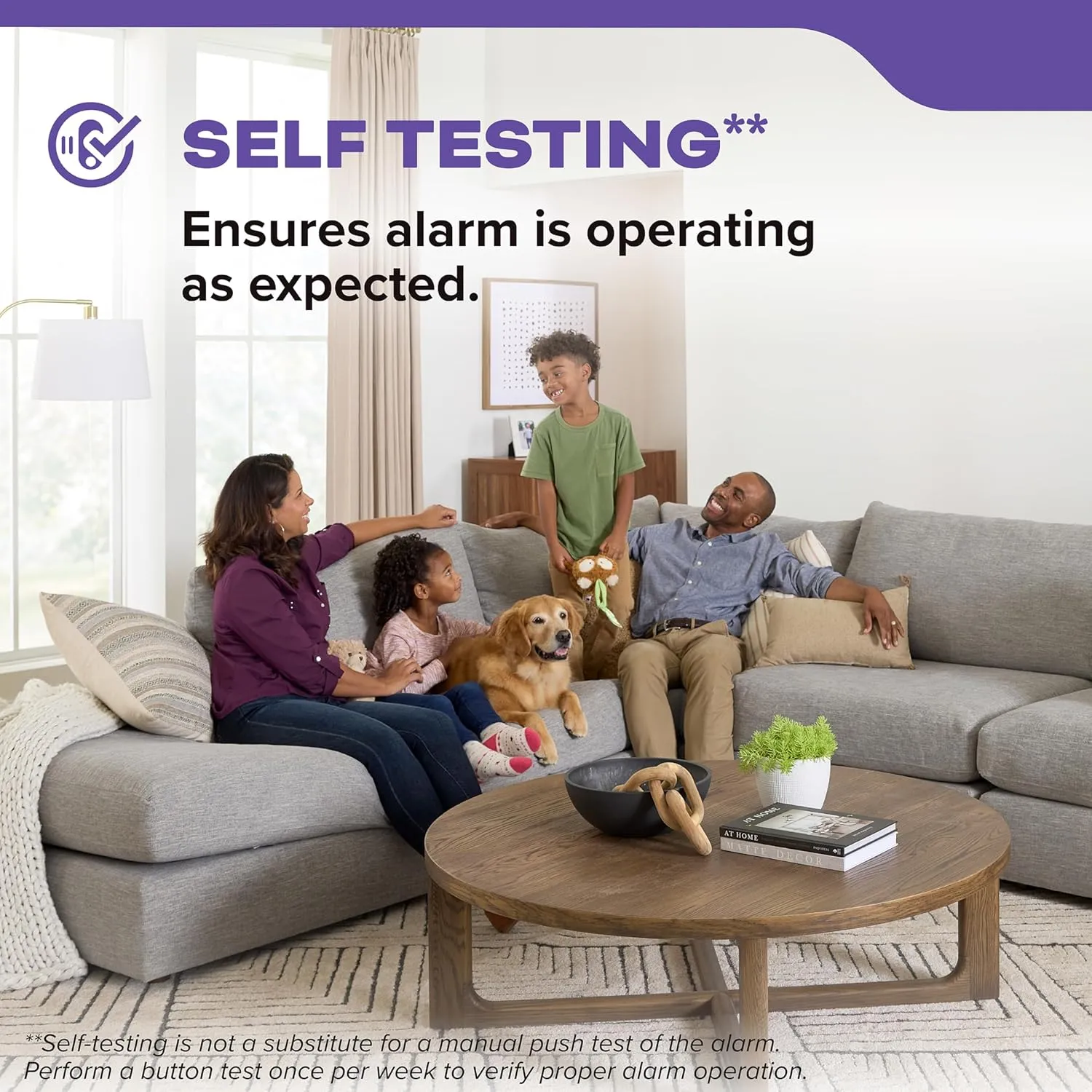 Kidde Smoke & Carbon Monoxide Detector, 10-Year Battery Powered, LED Warning Light Indicators