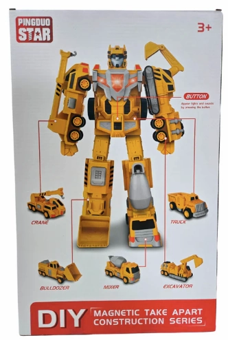 Kiddora Magnetic Transformer Robot