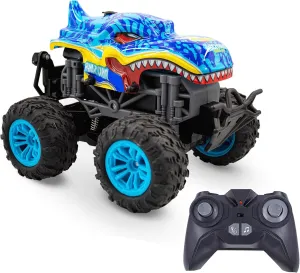Kids Remote Control Toy Blue Dinosaur Monster Truck RC Vehicle Gift Toys Boys Age 8-12