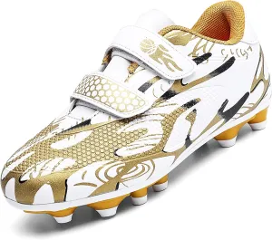 Kids Soccer Cleats Boys Girls Firm Ground Soccer Shoes Youth Professional Athletic Outdoor Football Cleats Shoes