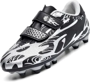 Kids Soccer Cleats Boys Girls Firm Ground Soccer Shoes Youth Professional Athletic Outdoor Football Cleats Shoes