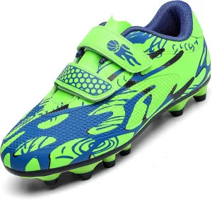 Kids Soccer Cleats Boys Girls Firm Ground Soccer Shoes Youth Professional Athletic Outdoor Football Cleats Shoes