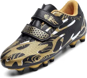 Kids Soccer Cleats Boys Girls Firm Ground Soccer Shoes Youth Professional Athletic Outdoor Football Cleats Shoes
