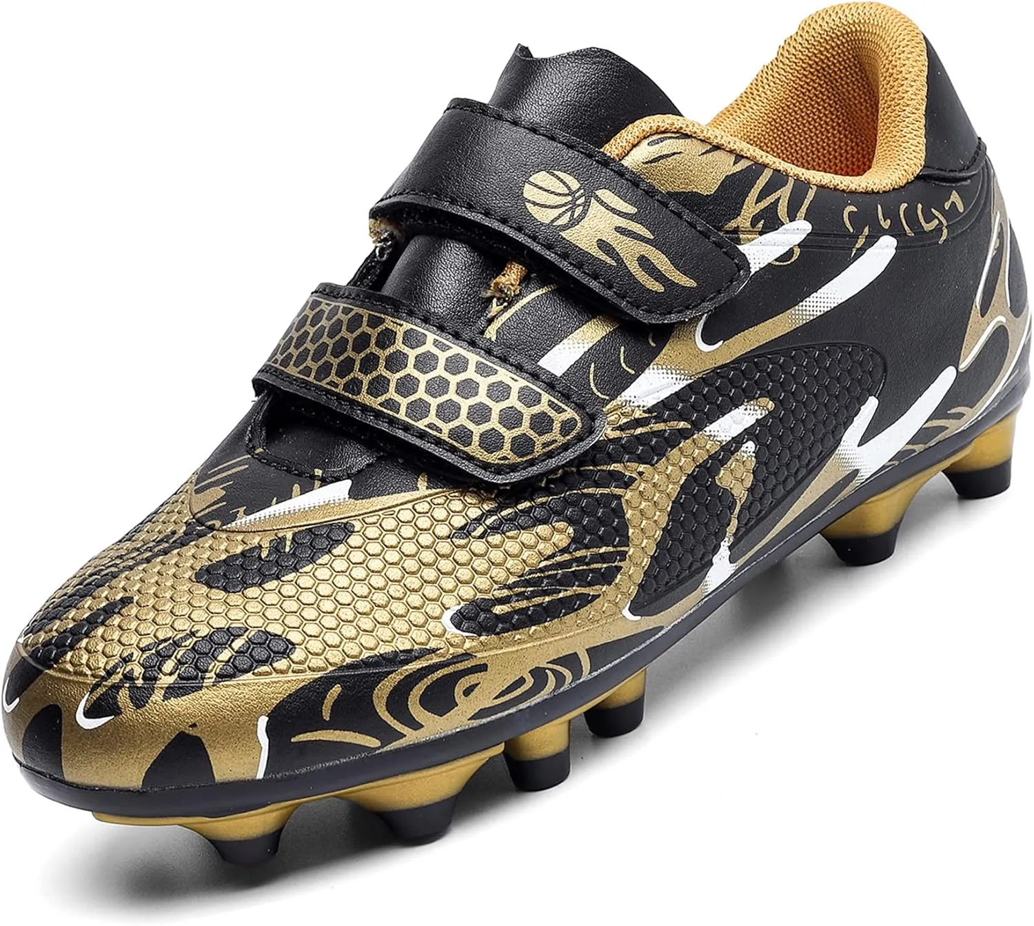 Kids Soccer Cleats Boys Girls Firm Ground Soccer Shoes Youth Professional Athletic Outdoor Football Cleats Shoes