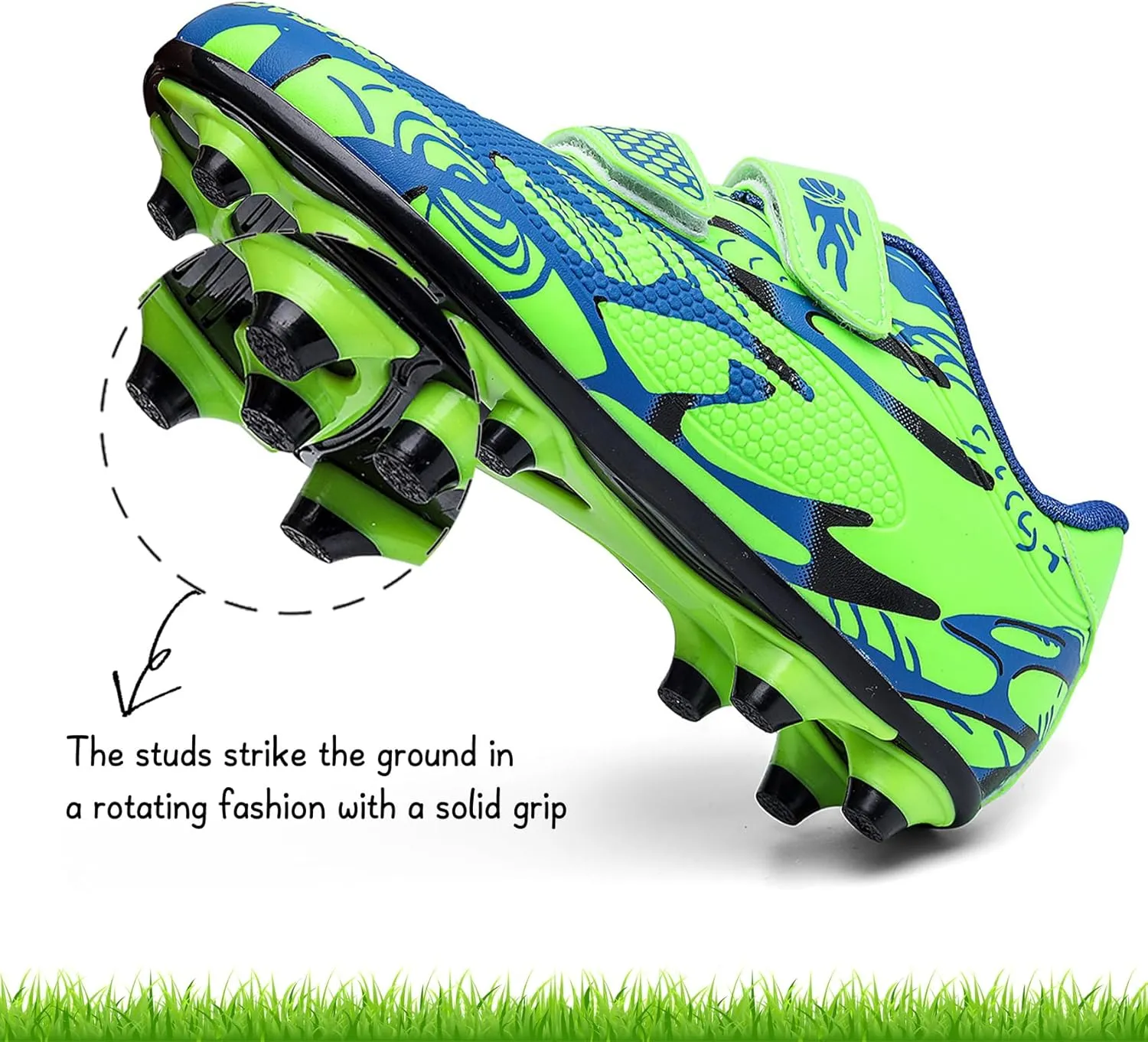 Kids Soccer Cleats Boys Girls Firm Ground Soccer Shoes Youth Professional Athletic Outdoor Football Cleats Shoes