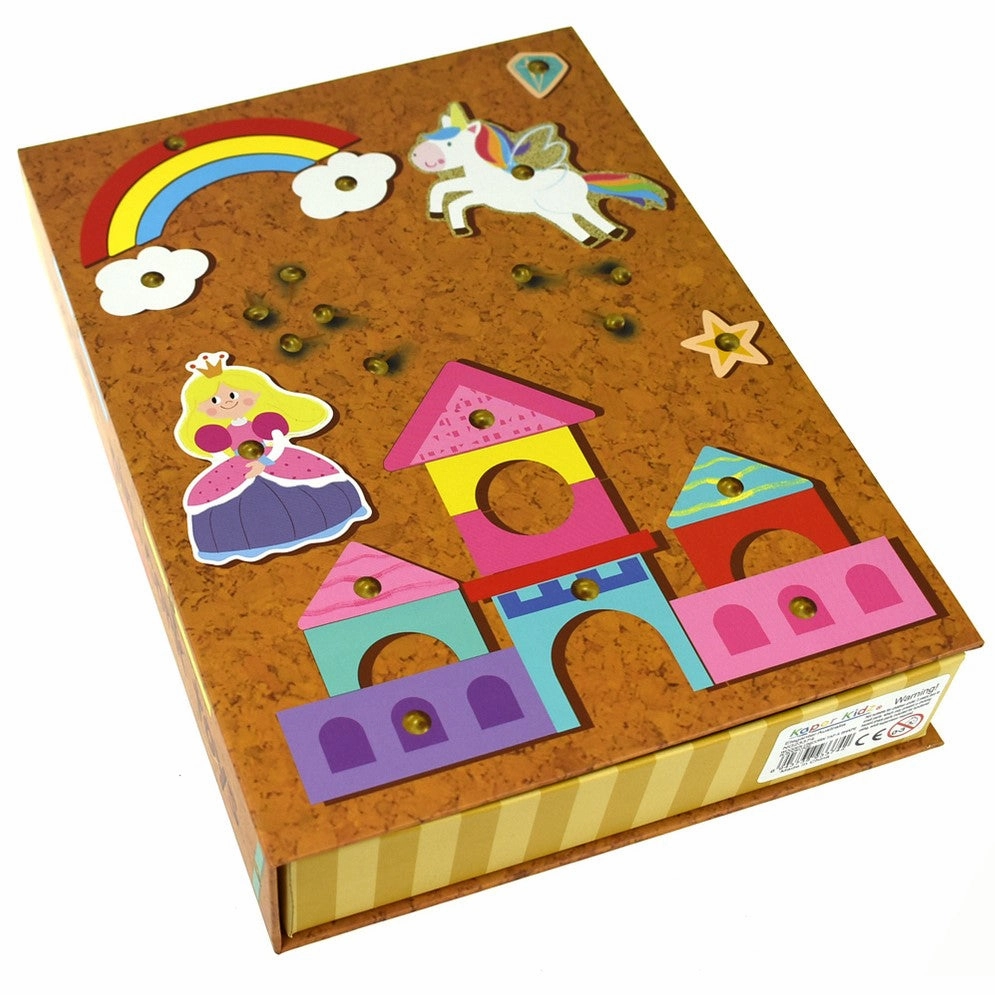 Kids Create Your Own Wooden Unicorn In Bookcase
