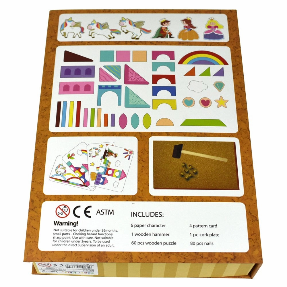 Kids Create Your Own Wooden Unicorn In Bookcase