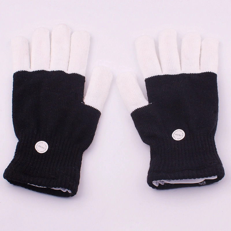 Kids Rave Flash Glowing  Glove Up Finger Party Decor