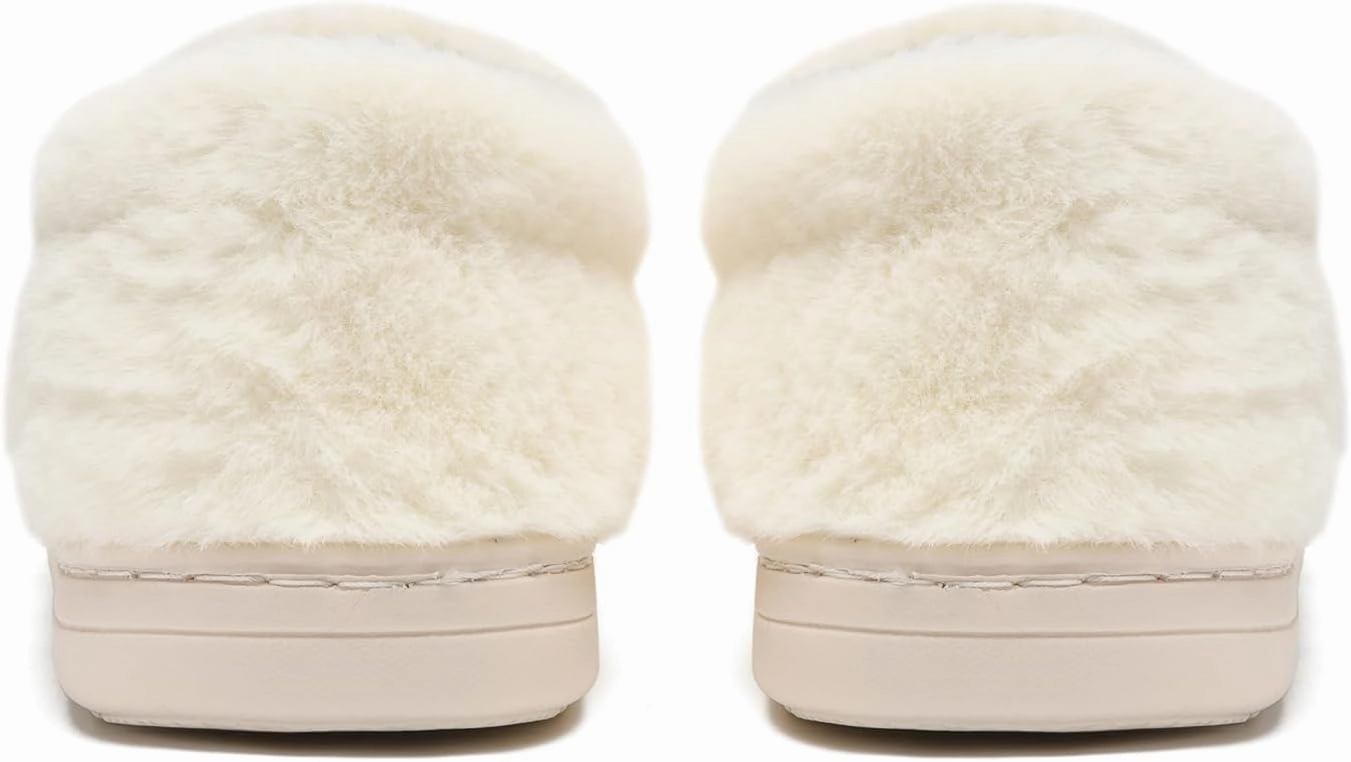 Kids Smile Face Slippers for Boys Girls, Cute Plush Fuzzy Toddler Infant Happy Face Slippers, Indoor Outdoor Non-slip Robber Sole with Memory Foam Warm Pillow House Shoes