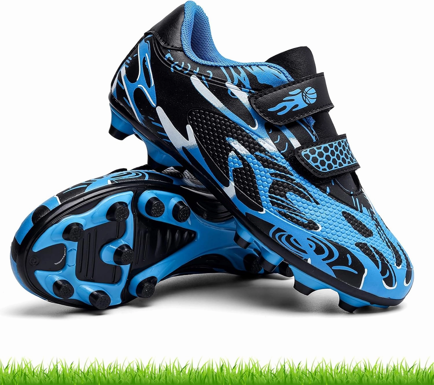 Kids Soccer Cleats Boys Girls Firm Ground Soccer Shoes Youth Professional Athletic Outdoor Football Cleats Shoes