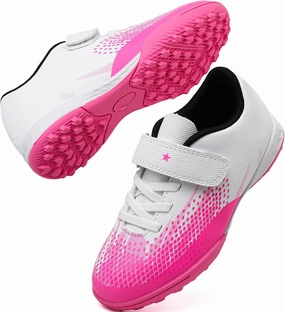 Kids Turf Soccer Shoes Boys Girls Youth Indoor Outdoor Soccer Cleats Football Shoes (Toddler/Little Kid/Big Kid)