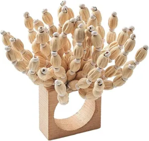 Kim Seybert Reed Napkin Ring in Natural & White, Set of 4