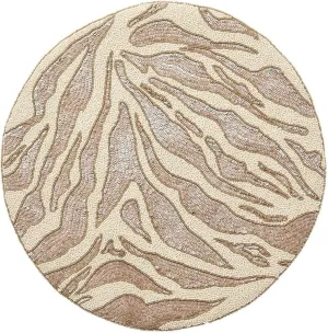Kim Seybert Tiger Placemats in Natural & Brown, Set of 2