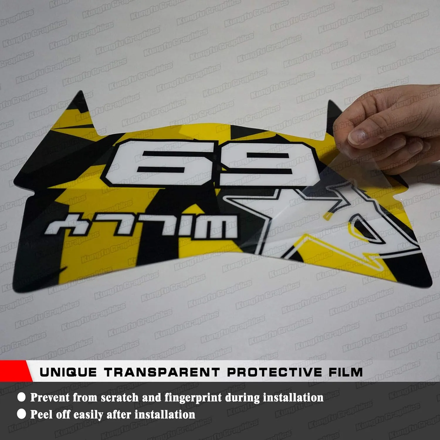 Kungfu Graphics Decal Kit for Surron Sur-Ron Light Bee X LBX, for Segway X160 X260, with DNM Fork Off-Road Motorcycle Dirt eBike, SRX17N030-KO