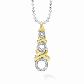 LAGOS Embrace 18K Gold XO Diamond Necklace