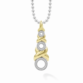 LAGOS Embrace 18K Gold XO Diamond Necklace