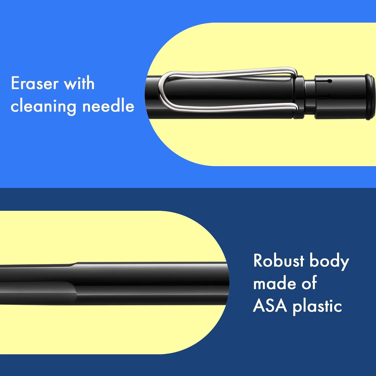 LAMY L119BK Safari Mechanical Pencil, Shiny Black, 0.5mm