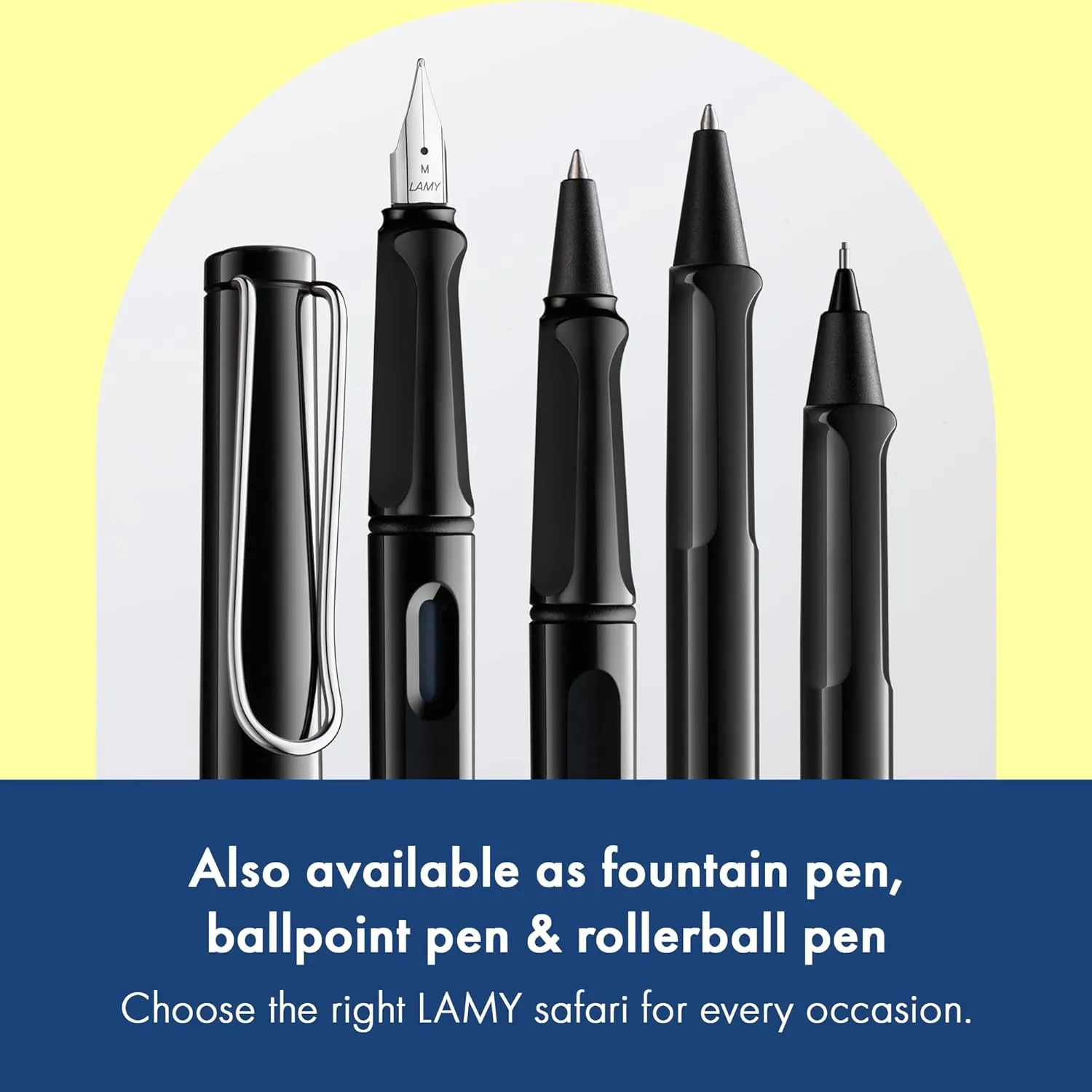 LAMY L119BK Safari Mechanical Pencil, Shiny Black, 0.5mm