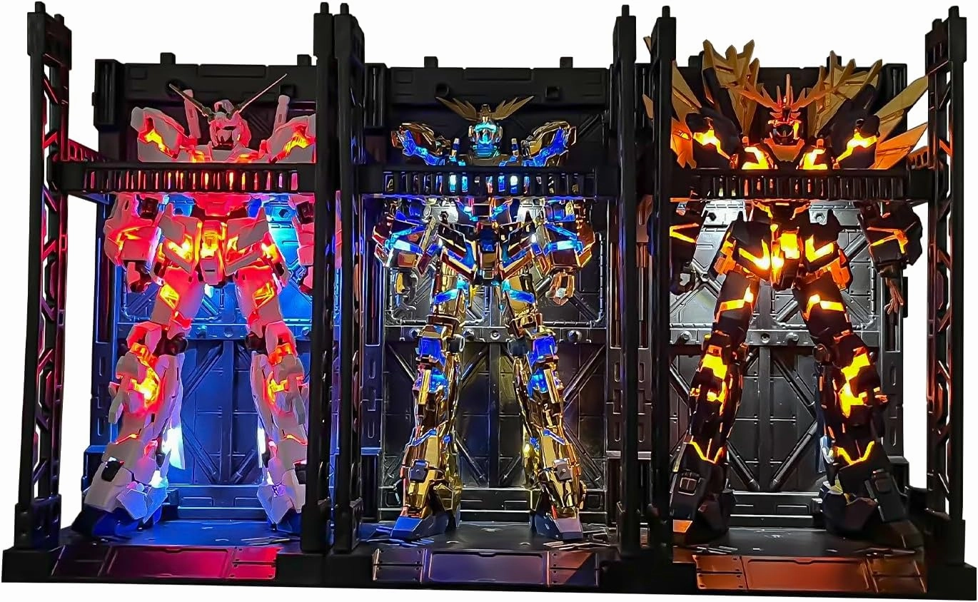 LBASE 5th Wireless LED Units for Gundam Models Kits, LED Light Set for Gundam RG HG MGSD Q Model, Wireless Induction LED Lamp Beads, Model Add Lights, Modle Action Base 5th