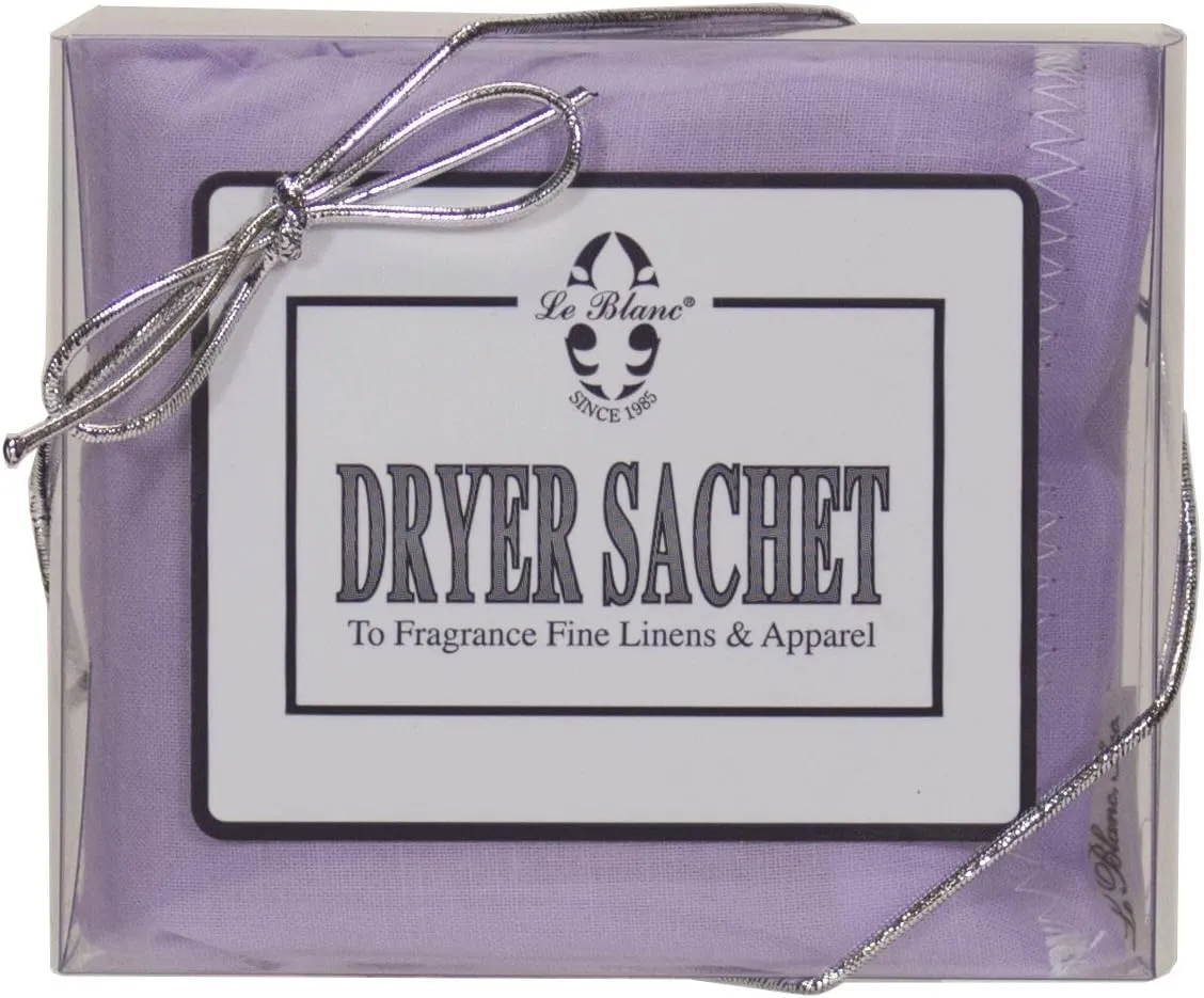 Le Blanc® Original Single Pack Dryer Sachet - Luxury Scented Fabric Sachet for Your Dryer (1 Pack)