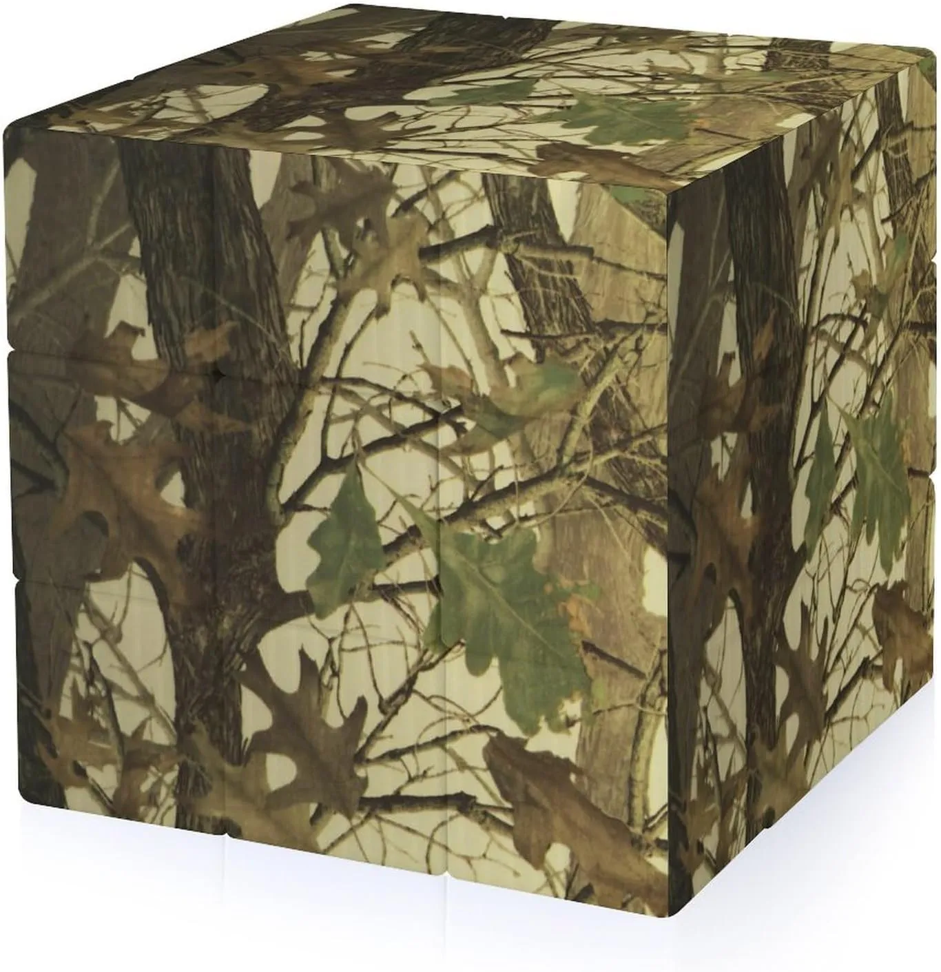 Leaves Camouflage Hunting Adults 3x3x3 Color-Matching Smooth Fully Printed Cube Gift