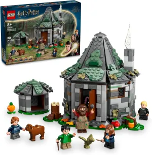 LEGO Harry Potter Hagrid's Hut: an Unexpected Visit - Harry Potter Toy for Boys & Girls Ages 8  - Kids Building Toys W/Buildable House, 7 Minifigures & Dragon - 76428