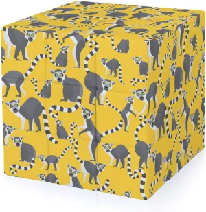 Lemurs of Madagascar Funny 3x3x3 Cube Smooth Lightweight Puzzle for Adult Graphic Printing Travel
