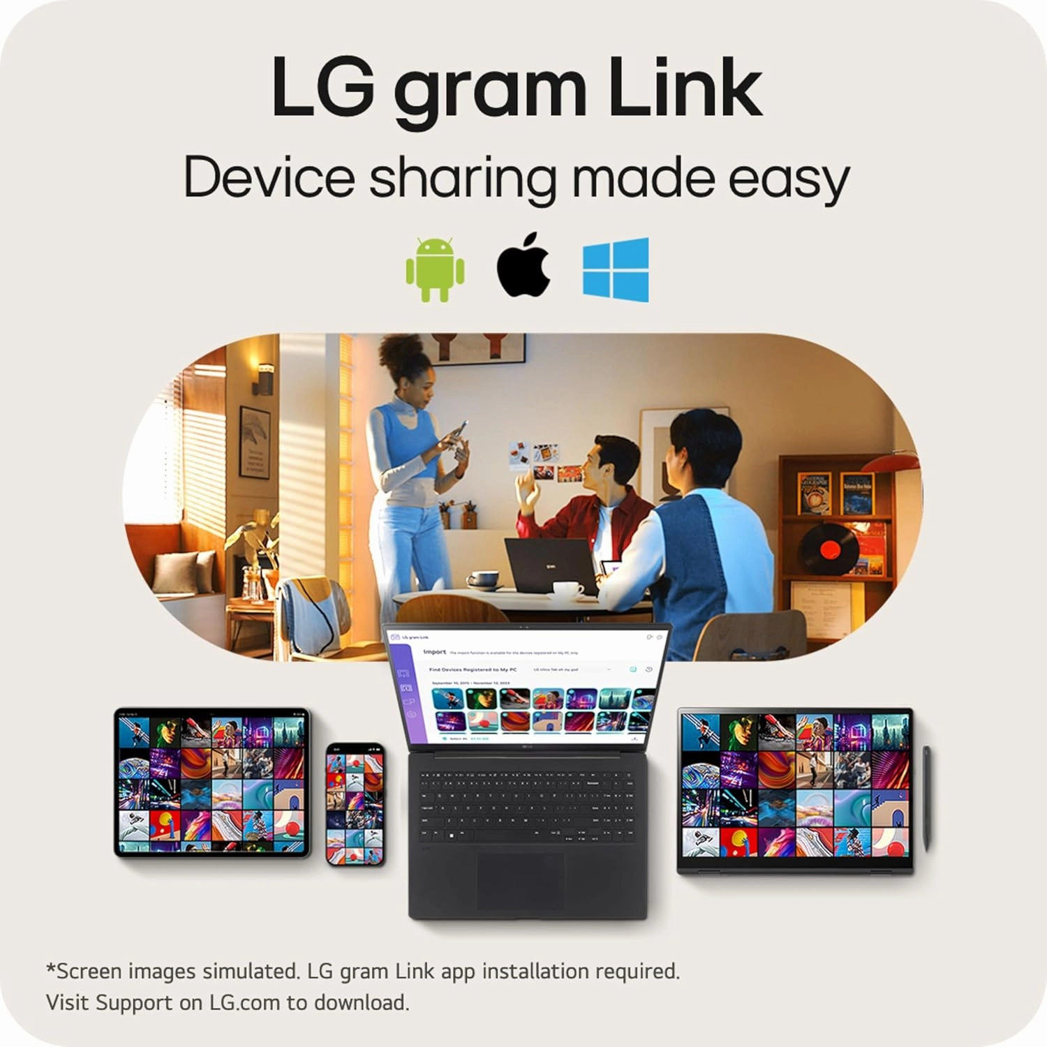 LG gram 14-inch Lightweight Laptop, Intel Evo Edition - 13th Gen Intel Core﻿ Processor i7-1360P, 16GB RAM, 512GB SSD, Black