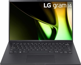 LG gram 14-inch Lightweight Laptop, Intel Evo Edition - 13th Gen Intel Core﻿ Processor i7-1360P, 16GB RAM, 512GB SSD, Black