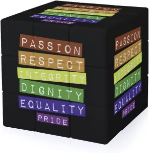 LGBT Gay Proud Funny 3x3x3 Cube Smooth Lightweight Puzzle for Adult Graphic Printing Travel